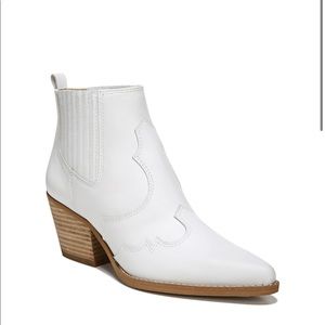 Sam Edelman Winowa White Leather Boot